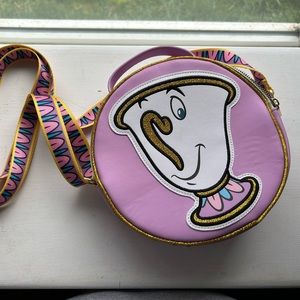 Chip from beauty and the beast crossbody purse